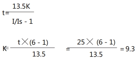 JGL-15整定舉例結(jié)論